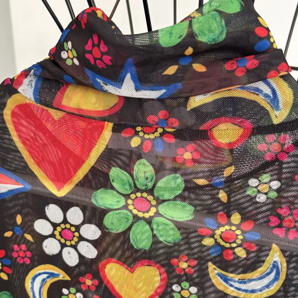 Colorful Multi Colored Matias Pulli Top - Picture 4 of 7